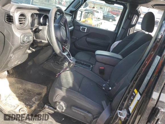 2023 Jeep Wrangler Sport with VIN 1C4HJXDN7PW530536, listed as a Copart auction lot 69664634 with 16,816 mi miles and Salvage Title. Bid and sale history available at DreamBid. Image 7.