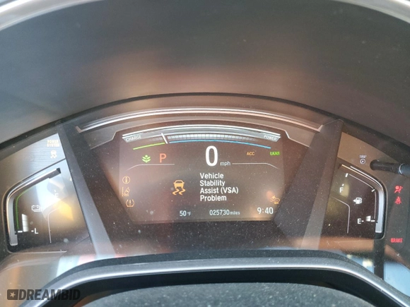 2022 Honda CR-V Hybrid EX-L with VIN 5J6RT6H82NL054122, listed as a Copart auction lot 75958534 with 25,730 mi miles and Salvage Title. Bid and sale history available at carsss.com. Image 9.