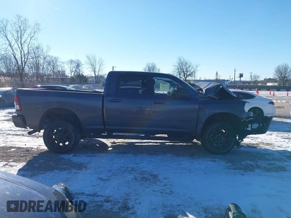 2022 Ram 2500 Big Horn with VIN 3C6UR5DJ7NG337928, listed as a IAAI auction lot 41312397 with 22,085 mi miles. Bid and sale history available at carsss.com. Image 14.