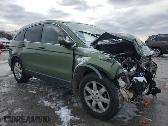 2008 Honda CR-V EX with VIN JHLRE48558C072146, listed as a Copart auction lot 45788765 with 215,014 mi miles and Salvage Title. Bid and sale history available at DreamBid. Image 4.