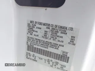 2001 Ford F-150 XL z VIN 2FTZX07221CA22859, wystawiony jako IAAI lot #42375196 z przebiegiem Nie podano mil oraz . Historia ofert i sprzedaży dostępna na DreamBid. Obrazek 9.