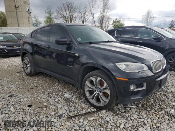 2013 BMW X6 xDrive50i z VIN 5UXFG8C52DL591320, wystawiony jako Copart lot #55245075 z przebiegiem Nie podano mil oraz Szkoda całkowita • Salvage title. Historia ofert i sprzedaży dostępna na DreamBid. Obrazek 4.