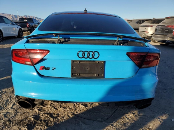 2015 Audi RS 7 Prestige z VIN WUAW2AFC8FN900199, wystawiony jako Copart lot #86767954 z przebiegiem 80 346 mil mil oraz Szkody całkowita. Historia ofert i sprzedaży dostępna na DreamBid. Obrazek 6.