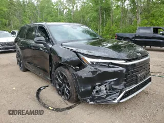 2024 Lexus TX 500h F Sport Premium with VIN 5TDABAB65RS001192, listed as a Copart auction lot 59602045 with Not provided miles and Salvage title. Bid and sale history available at DreamBid. Image 4.