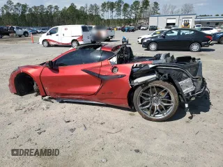 2025 Chevrolet Corvette 2LZ with VIN 1G1YE2D39S5602821, listed as a Copart auction lot 48304135 with 0 mi miles and Salvage Title. Bid and sale history available at carsss.com. Image 2.