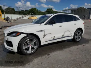 2019 Jaguar F-Pace 25t R-Sport with VIN SADCL2FX6KA363960, listed as a Copart auction lot 59994075 with 55,767 mi miles and Salvage title. Bid and sale history available at DreamBid. Image 1.