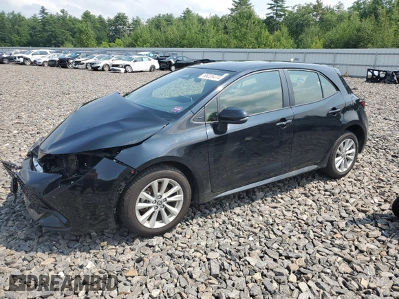 2024 Toyota Corolla Hatchback SE with VIN JTND4MBE7R3214545, listed as a Copart auction lot 65226474 with 8,283 mi miles and Salvage Title. Bid and sale history available at carsss.com. Image 1.