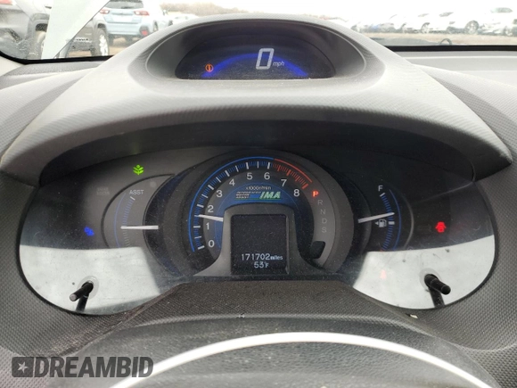 2013 Honda Insight EX z VIN JHMZE2H73DS003120, wystawiony jako Copart lot #49315265 z przebiegiem 171 702 mil mil oraz Szkoda całkowita • Salvage title. Historia ofert i sprzedaży dostępna na DreamBid. Obrazek 9.