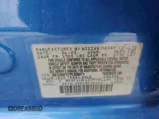 2023 Nissan Versa SR with VIN 3N1CN8FV7PL850871, listed as a Copart auction lot 45467195 with 64,263 mi miles and Clean title. Bid and sale history available at DreamBid. Image 12.