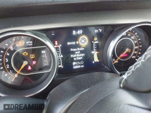 2021 Jeep Wrangler Unlimited Sport S z VIN 1C4HJXDN6MW685705, wystawiony jako IAAI lot #42344146 z przebiegiem 53 859 mil mil oraz . Historia ofert i sprzedaży dostępna na DreamBid. Obrazek 7.