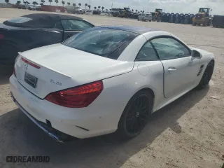 2017 Mercedes-Benz SL-Class SL 63 AMG with VIN WDDJK7EA5HF044924, listed as a Copart auction lot 76953404 with 0 mi miles and Non Repairable. Bid and sale history available at carsss.com. Image 3.