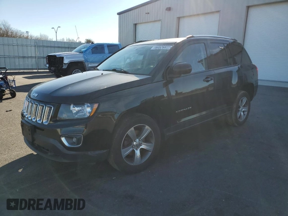 2016 Jeep Compass High Altitude Edition with VIN 1C4NJDEB3GD775853, listed as a Copart auction lot 66526822 with 89,295 mi miles. Bid and sale history available at carsss.com. Image 1.