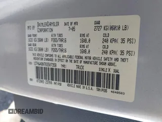 2006 Dodge Dakota SLT z VIN 1D7HW48N76S507358, wystawiony jako IAAI lot #41876899 z przebiegiem 131 880 mil mil oraz . Historia ofert i sprzedaży dostępna na DreamBid. Obrazek 9.