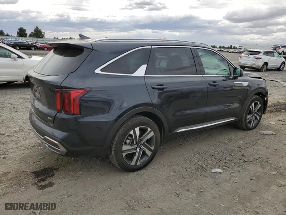 2024 Kia Sorento Hybrid EX with VIN KNDRHDLG7R5258337, listed as a Copart auction lot 71286174 with 5,142 mi miles and Salvage Title. Bid and sale history available at carsss.com. Image 3.