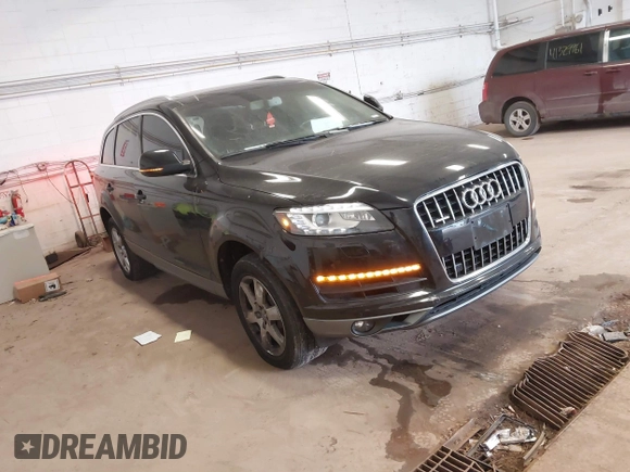 2013 Audi Q7 3.0T Premium Plus with VIN WA1LGAFE6DD000112, listed as a IAAI auction lot 41229774 with 149,122 mi miles. Bid and sale history available at carsss.com. Image 1.