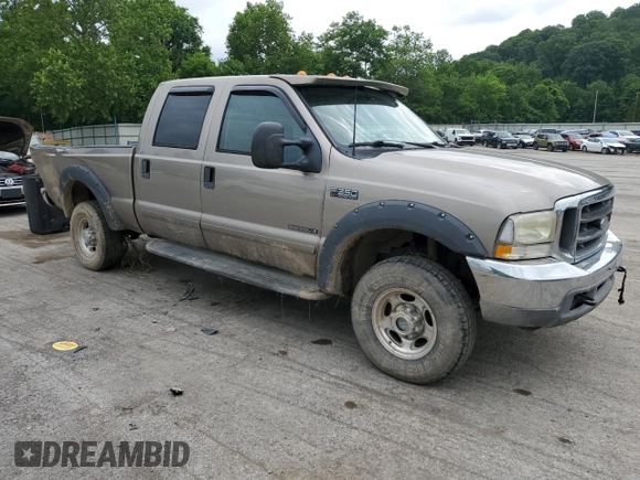 2003 Ford F-350 XL with VIN 1FTSW31F13EA50456, listed as a Copart auction lot 62838035 with 214,969 mi miles and Salvage title. Bid and sale history available at DreamBid. Image 4.