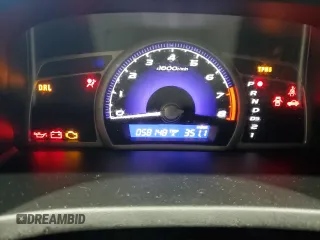 2008 Honda Civic LX with VIN 2HGFA16518H535542, listed as a Copart auction lot 45506495 with 58,148 mi miles and Salvage Title. Bid and sale history available at DreamBid. Image 9.