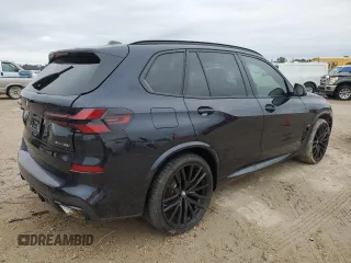 2025 BMW X5 sDrive40i with VIN 5UX13EU05S9W56291, listed as a Copart auction lot 41457825 with 0 mi miles and Salvage Title. Bid and sale history available at carsss.com. Image 3.