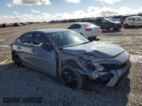 2023 Honda Civic Sport with VIN 19XFL2H88PE000014, listed as a Copart auction lot 43042575 with 28,836 mi miles and Salvage Title. Bid and sale history available at DreamBid. Image 4.