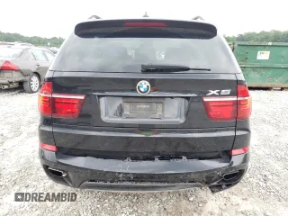 2011 BMW X5 50i with VIN 5UXZV8C52BL419028, listed as a Copart auction lot 59870505 with 126,666 mi miles and Salvage title. Bid and sale history available at DreamBid. Image 6.