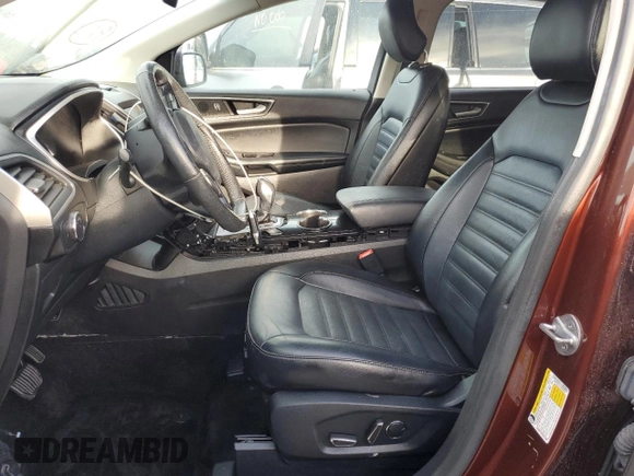 2015 Ford Edge SEL with VIN 2FMTK4J93FBB89807, listed as a Copart auction lot 75102174 with 0 mi miles and Non Repairable. Bid and sale history available at carsss.com. Image 7.