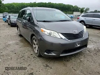 2013 Toyota Sienna LE AAS with VIN 5TDKK3DC3DS305228, listed as a Copart auction lot 57238075 with 204,001 mi miles and Salvage title. Bid and sale history available at DreamBid. Image 14.