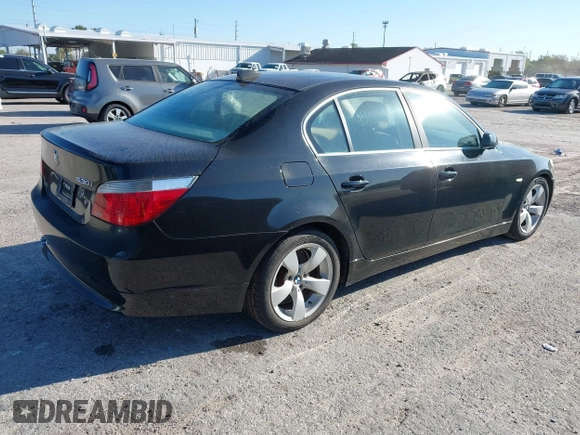 2006 BMW 5 Series 530i with VIN WBANE735X6CM31764, listed as a IAAI auction lot 41794120 with 265,680 mi miles and . Bid and sale history available at carsss.com. Image 4.