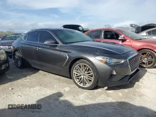 2021 Genesis G70 2.0T with VIN KMTG34LA8MU066796, listed as a Copart auction lot 76107304 with 0 mi miles and Non Repairable. Bid and sale history available at carsss.com. Image 4.