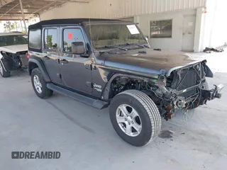 2020 Jeep Wrangler Unlimited Sport S с VIN 1C4HJXDN9LW167442, выставлен на аукционе IAAI как лот 42308617 с пробегом 59 335 миль миль и . История ставок и продаж доступна на DreamBid. Изображение 1.