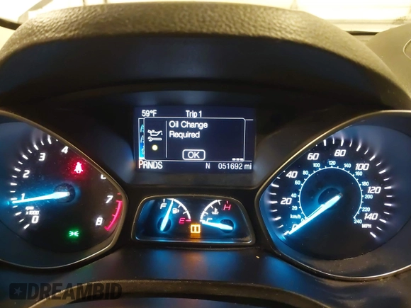 2016 Ford Escape Titanium with VIN 1FMCU9J99GUA61848, listed as a IAAI auction lot 42300324 with 51,692 mi miles and . Bid and sale history available at DreamBid. Image 7.