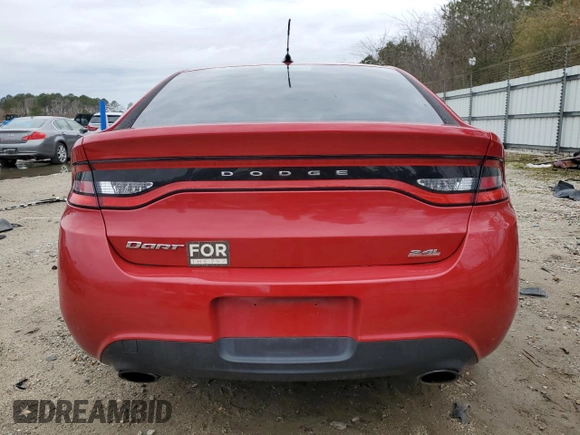 2014 Dodge Dart SXT with VIN 1C3CDFBB4ED775389, listed as a Copart auction lot 48102425 with 146,078 mi miles and Salvage Title. Bid and sale history available at DreamBid. Image 6.