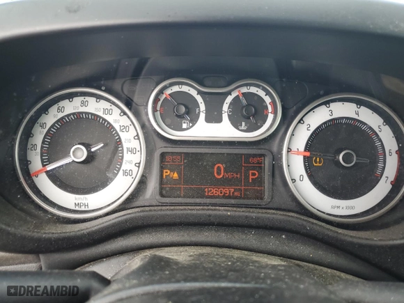 2014 FIAT 500L Trekking with VIN ZFBCFADH0EZ023382, listed as a Copart auction lot 70666344 with 126,097 mi miles and Salvage Title. Bid and sale history available at carsss.com. Image 9.