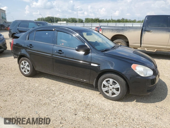 2007 Hyundai Accent GL with VIN KMHCN45C47U112467, listed as a Copart auction lot 64605364 with 236,196 mi miles and Salvage title. Bid and sale history available at DreamBid. Image 4.