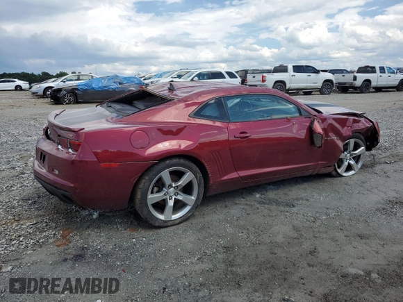 2011 Chevrolet Camaro 2LT with VIN 2G1FC1ED2B9121892, listed as a Copart auction lot 56714725 with 146,818 mi miles and Salvage title. Bid and sale history available at DreamBid. Image 3.
