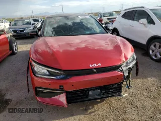 2023 Kia EV6 GT-Line with VIN KNDC44LA8P5116511, listed as a Copart auction lot 69598024 with 8,466 mi miles and Salvage Title. Bid and sale history available at carsss.com. Image 5.