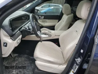 2021 Mercedes-Benz GLS with VIN 4JGFF8KEXMA299119, listed as a Copart auction lot 80966934 with 86,549 mi miles and Salvage Title. Bid and sale history available at carsss.com. Image 7.