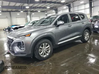 2019 Hyundai Santa Fe SE z VIN 5NMS2CAD0KH072115, wystawiony jako Copart lot #57225345 z przebiegiem 52 947 mil mil oraz Szkoda całkowita • Salvage title. Historia ofert i sprzedaży dostępna na DreamBid. Obrazek 1.