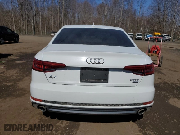 2017 Audi A4 Season of Audi ultra Premium with VIN WAUKMAF47HN058311, listed as a Copart auction lot 49705945 with 59,299 mi miles and Salvage Title. Bid and sale history available at carsss.com. Image 6.