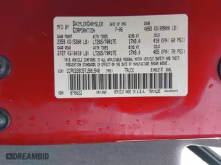 2007 Dodge Ram 2500 SLT with VIN 1D7KS28C57J501540, listed as a IAAI auction lot 41558961 with 249,238 mi miles. Bid and sale history available at carsss.com. Image 9.
