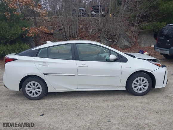 2019 Toyota Prius L Eco with VIN JTDKARFUXK3098878, listed as a IAAI auction lot 41840307 with 43,085 mi miles. Bid and sale history available at carsss.com. Image 13.