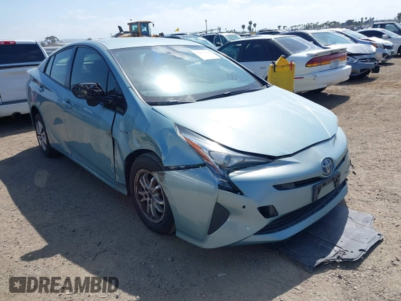 2018 Toyota Prius Two with VIN JTDKBRFU7J3064943, listed as a IAAI auction lot 42077330 with 108,223 mi miles and . Bid and sale history available at carsss.com. Image 1.