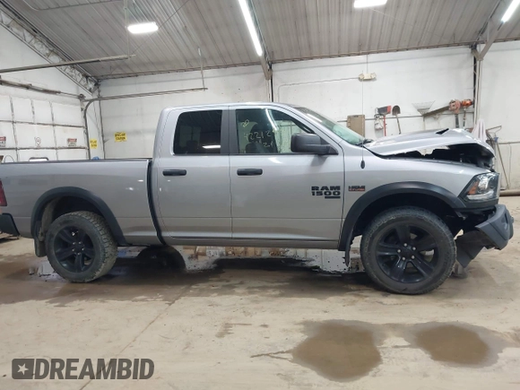 2021 Ram 1500 Warlock with VIN 1C6RR7GT0MS510761, listed as a IAAI auction lot 42212531 with 34,295 mi miles and . Bid and sale history available at DreamBid. Image 13.
