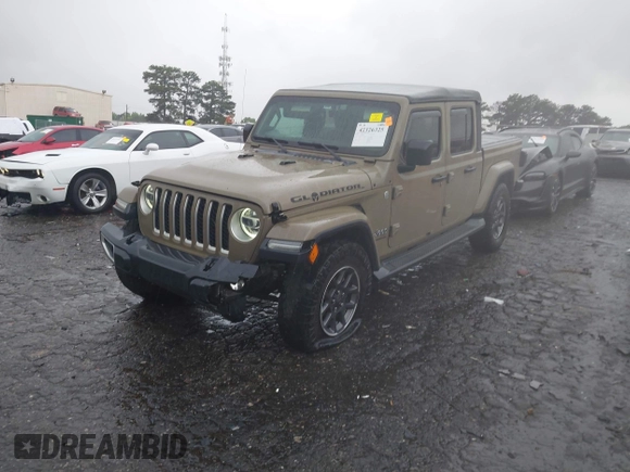 2020 Jeep Gladiator Overland z VIN 1C6HJTFG0LL160699, wystawiony jako IAAI lot #42326325 z przebiegiem 65 639 mil mil oraz . Historia ofert i sprzedaży dostępna na DreamBid. Obrazek 17.