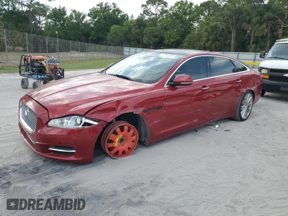 2015 Jaguar XJ with VIN SAJWA2GZ4F8V85085, listed as a Copart auction lot 45409105 with 91,137 mi miles and Non Repairable. Bid and sale history available at carsss.com. Image 1.