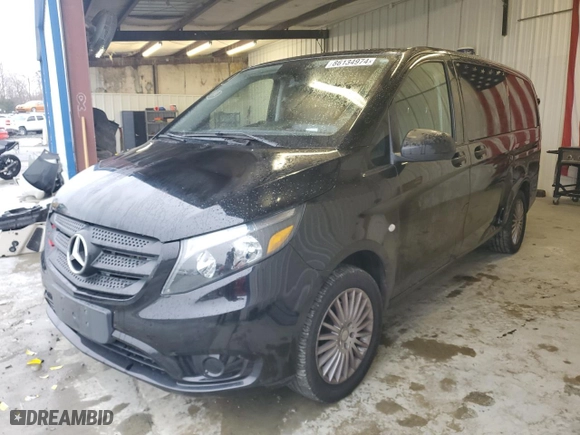 2018 Mercedes-Benz Metris Passenger Van with VIN WD4PG2EE6J3346005, listed as a Copart auction lot 86134974 with 107,416 mi miles and Salvage Title. Bid and sale history available at carsss.com. Image 1.