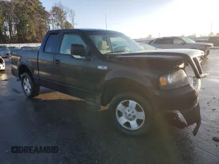 2006 Ford F-150 STX with VIN 1FTRX12W26FA78974, listed as a Copart auction lot 42777585 with 215,430 mi miles and Salvage Title. Bid and sale history available at carsss.com. Image 4.