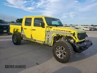 2024 Jeep Gladiator Mojave with VIN 1C6JJTEG8RL104585, listed as a Copart auction lot 66293495 with 7,528 mi miles and Salvage title. Bid and sale history available at DreamBid. Image 4.