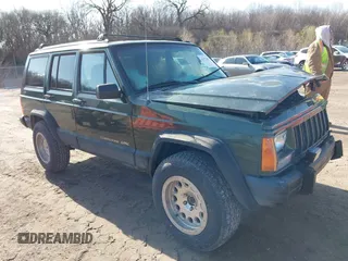 1996 Jeep Cherokee Sport with VIN 1J4FJ68S2TL299150, listed as a IAAI auction lot 41932867 with 142,761 mi miles. Bid and sale history available at carsss.com. Image 1.
