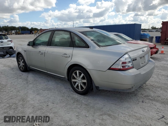 2008 Ford Taurus SEL with VIN 1FAHP24W58G175538, listed as a Copart auction lot 80044584 with 0 mi miles and Salvage Title. Bid and sale history available at carsss.com. Image 2.