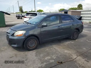 2008 Toyota Yaris with VIN JTDBT923981272368, listed as a Copart auction lot 58855265 with Not provided miles and Salvage title. Bid and sale history available at DreamBid. Image 1.